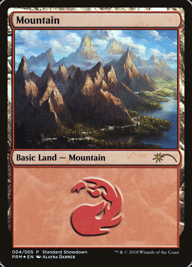 Mountain 4 (Standard Showdown Promos)  - Foil | Good Games Adelaide SA