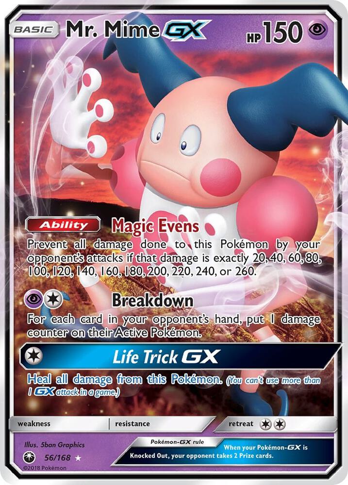 Mr. Mime GX 56/168 (SM - Celestial Storm)  - Holofoil | Good Games Adelaide SA