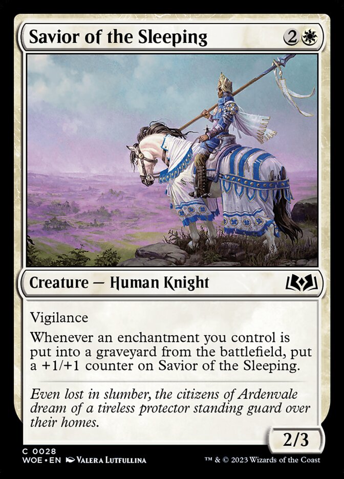 Savior of the Sleeping 28 (Wilds of Eldraine)  - Foil | Good Games Adelaide SA