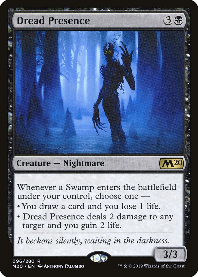 Dread Presence 96 (Core Set 2020)  - Foil | Good Games Adelaide SA