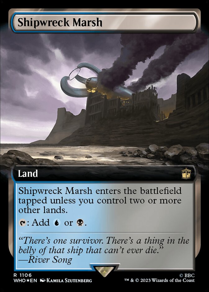Shipwreck Marsh 1106 (Universes Beyond: Doctor Who)  - Foil | Good Games Adelaide SA