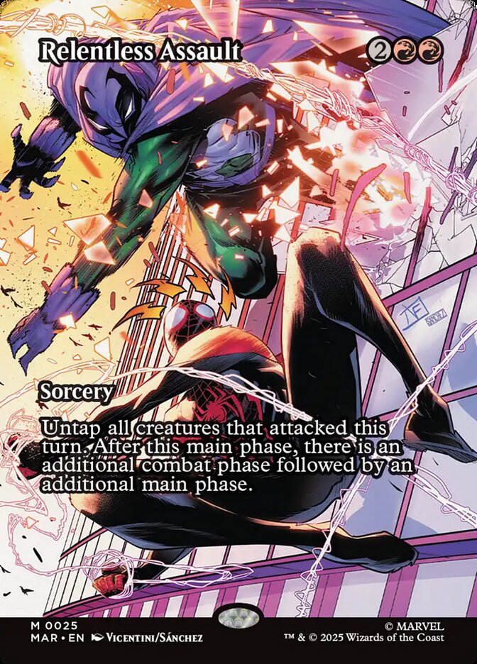 Relentless Assault 25 (Marvel Universe Eternal-Legal)  - Foil | Good Games Adelaide SA