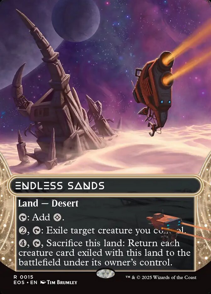 Endless Sands 15 (Edge of Eternities: Stellar Sights)  - Borderless | Good Games Adelaide SA