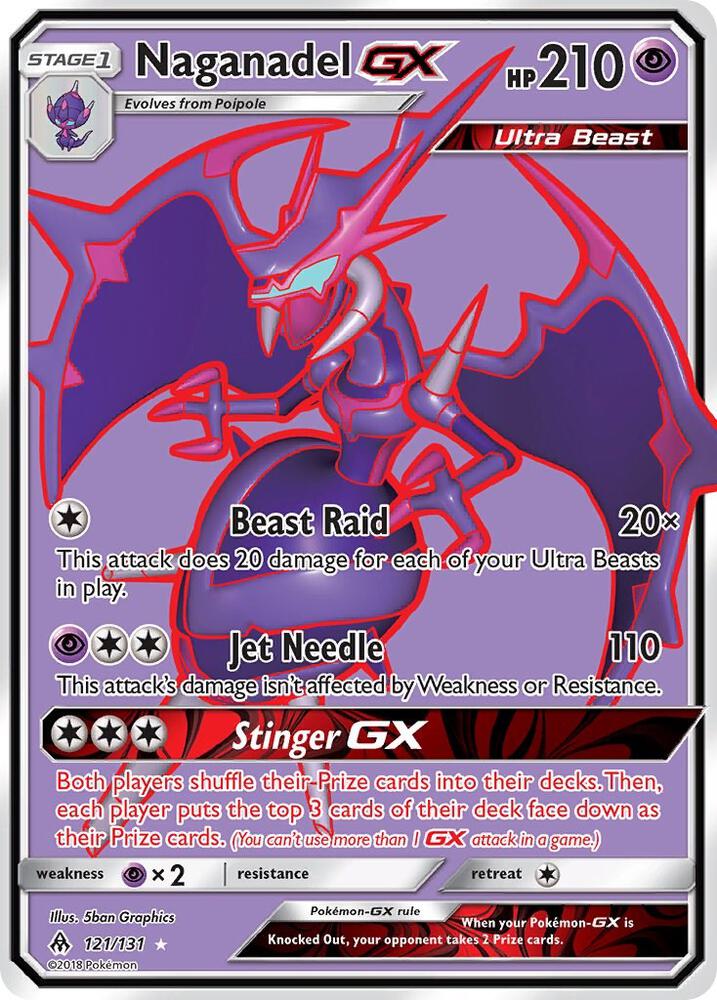 Naganadel GX Full Art 121/131 (SM - Forbidden Light)  - Holofoil | Good Games Adelaide SA