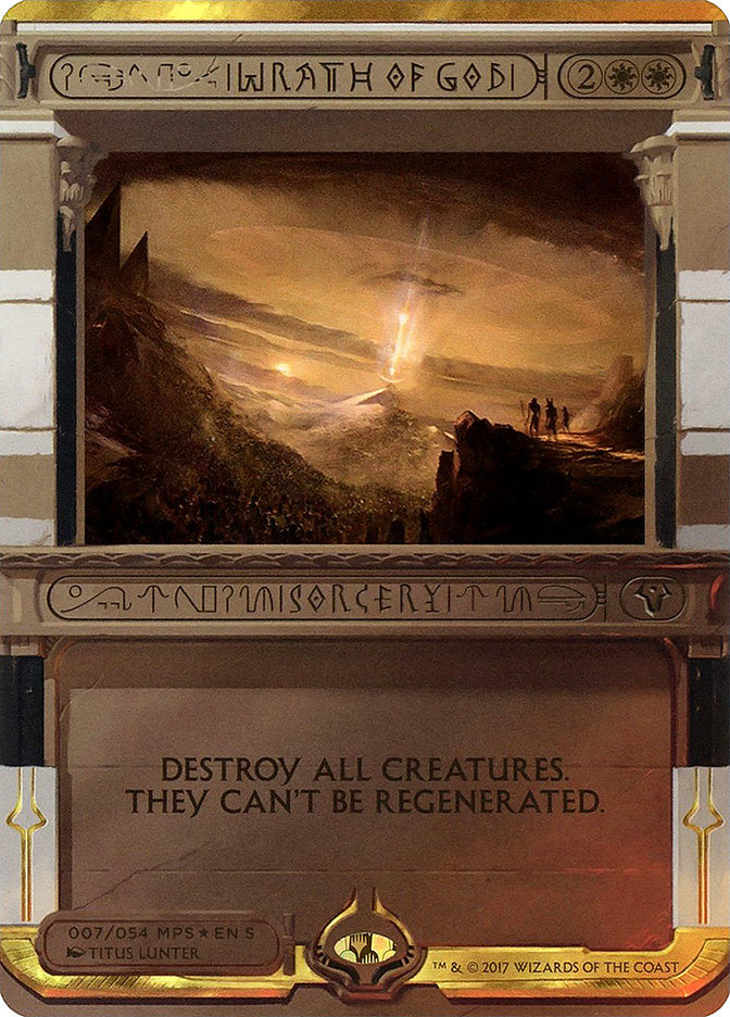 Wrath of God 7 (Masterpiece Series: Amonkhet Invocations)  - Foil | Good Games Adelaide SA