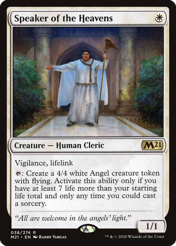 Speaker of the Heavens 38 (Core Set 2021)  | Good Games Adelaide SA