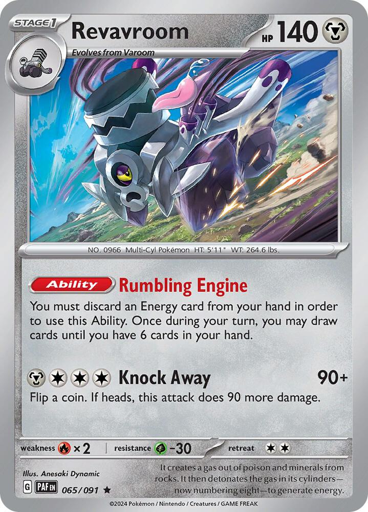 Revavroom 065/091 (SV: Paldean Fates)  - Reverse Holofoil | Good Games Adelaide SA