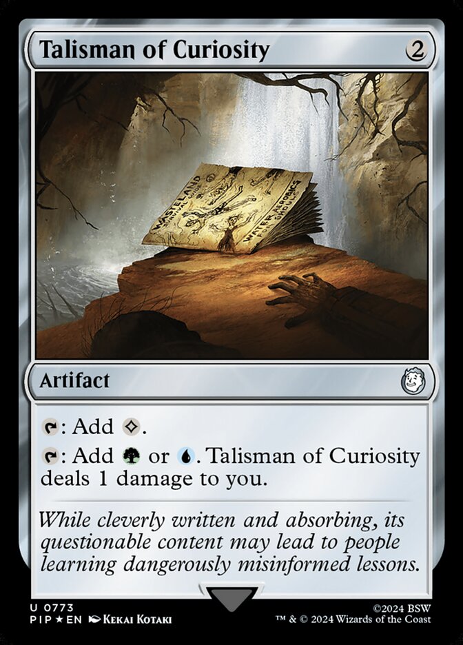 Talisman of Curiosity 773 (Universes Beyond: Fallout)  - Foil | Good Games Adelaide SA
