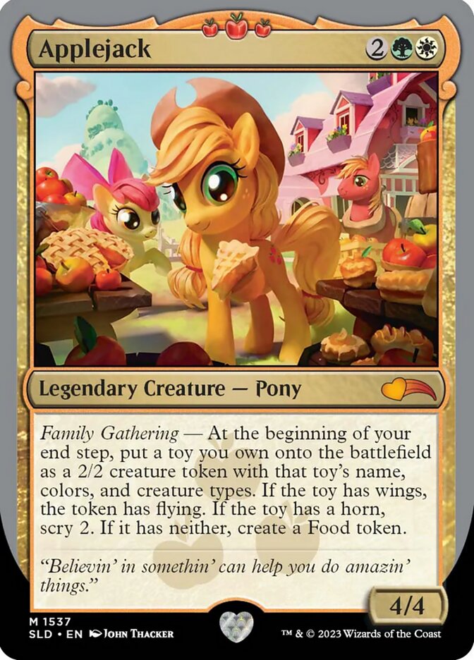 Applejack 1537 (Secret Lair Drop Series)  - Foil | Good Games Adelaide SA