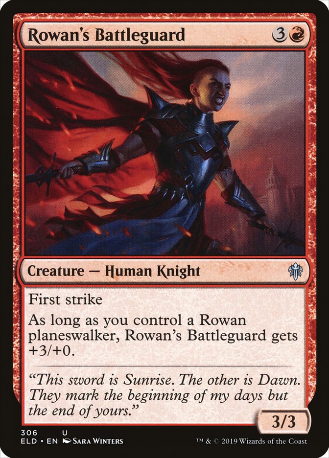 Rowan's Battleguard 306 (Throne of Eldraine)  | Good Games Adelaide SA