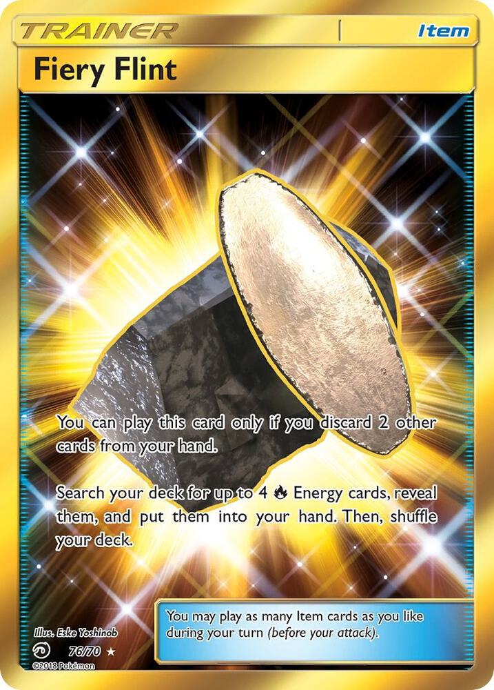 Fiery Flint Secret 76/70 (Dragon Majesty)  - Holofoil | Good Games Adelaide SA