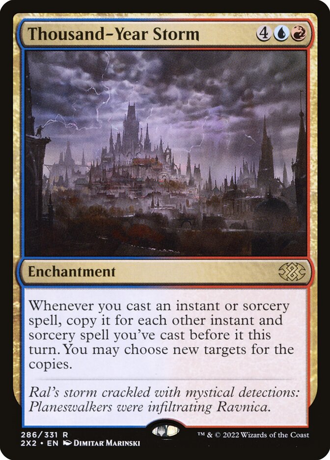 Thousand-Year Storm 286 (Double Masters 2022)  - Foil | Good Games Adelaide SA