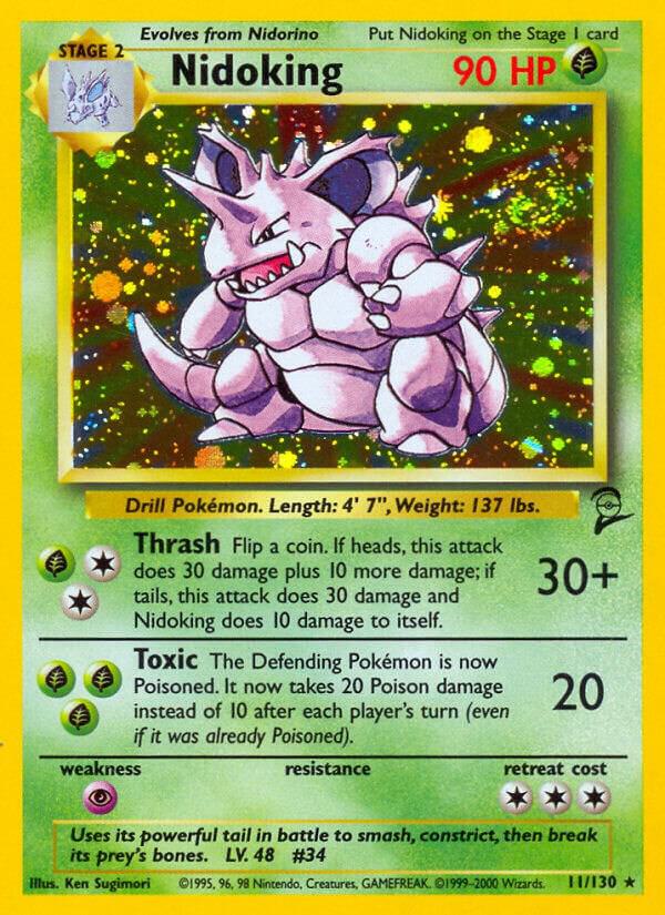 Nidoking 011/130 (Base Set 2)  - Holofoil | Good Games Adelaide SA