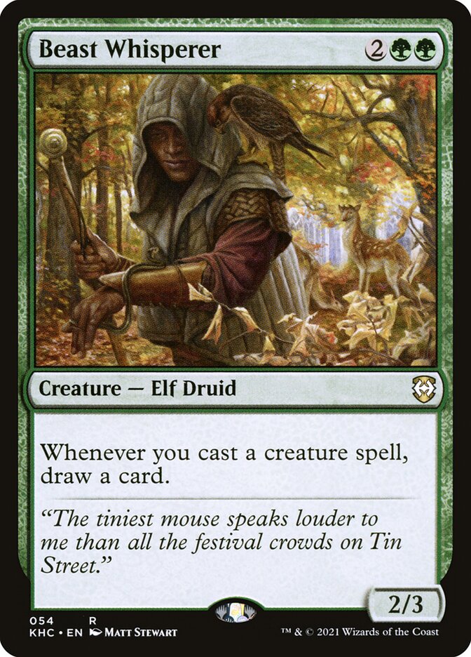 Beast Whisperer 54 (Commander: Kaldheim)  | Good Games Adelaide SA