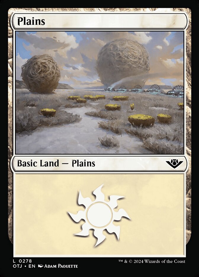 Plains 278/286 (Outlaws of Thunder Junction)  - Foil | Good Games Adelaide SA