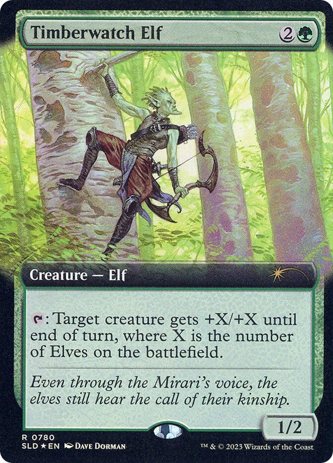 Timberwatch Elf 780 (Secret Lair Drop Series)  - Foil | Good Games Adelaide SA