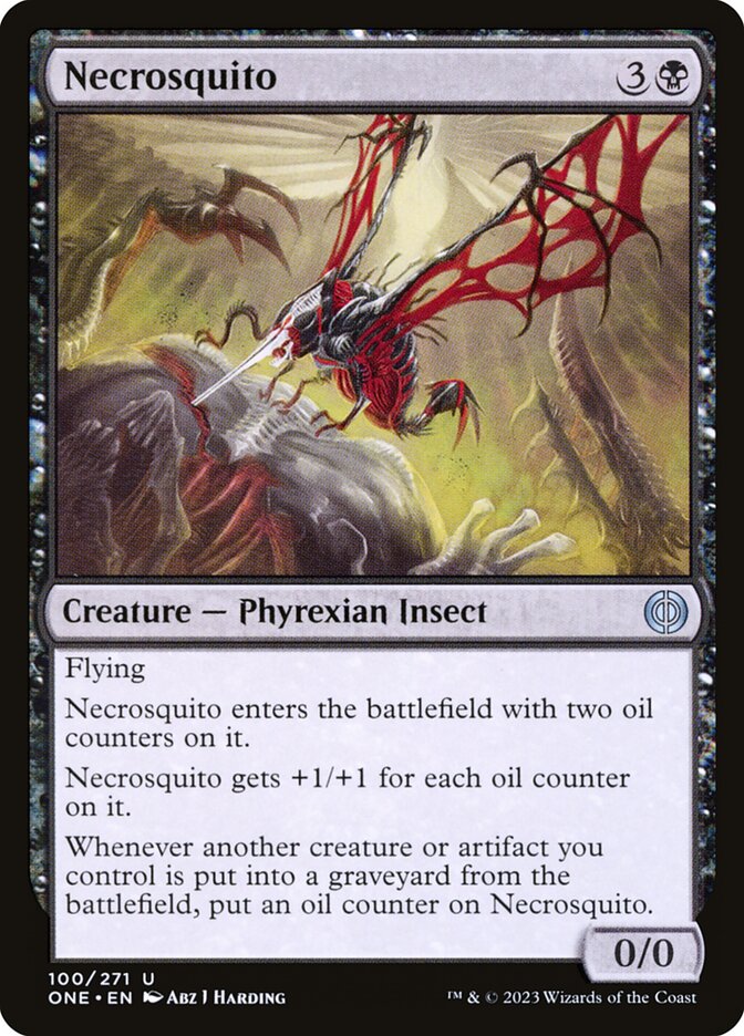 Necrosquito 100 (Phyrexia: All Will Be One)  - Foil | Good Games Adelaide SA