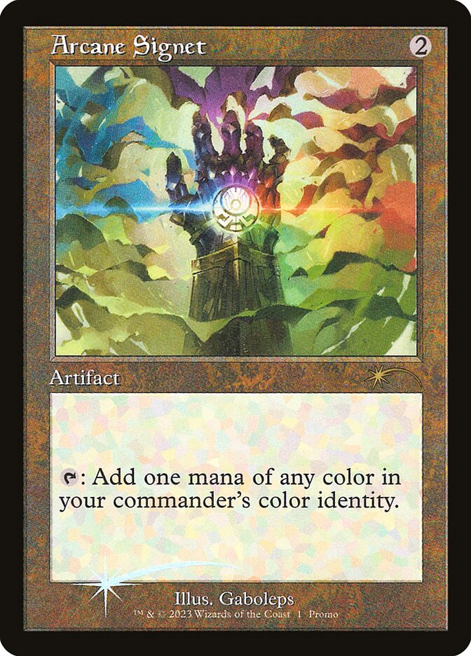 Arcane Signet 1 (MagicFest Cards)  - Foil | Good Games Adelaide SA