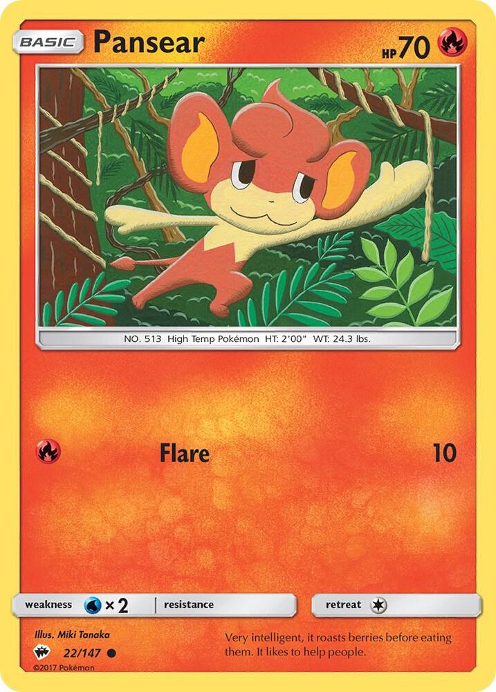 Pansear 22/147 (SM - Burning Shadows)  | Good Games Adelaide SA