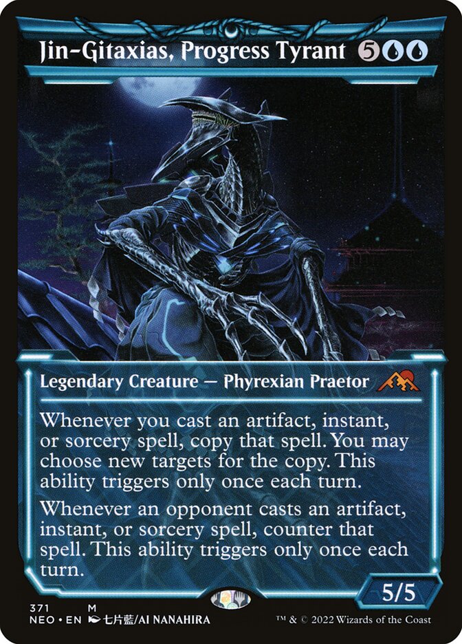 Jin-Gitaxias, Progress Tyrant 371 (Kamigawa: Neon Dynasty)  - Showcase | Good Games Adelaide SA