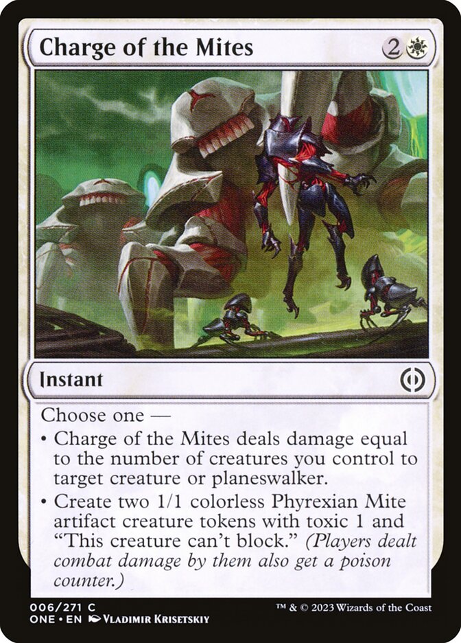 Charge of the Mites 6 (Phyrexia: All Will Be One)  | Good Games Adelaide SA