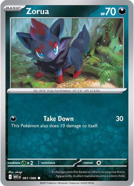 Zorua 061/086 (SV: White Flare)  - Reverse Holofoil | Good Games Adelaide SA