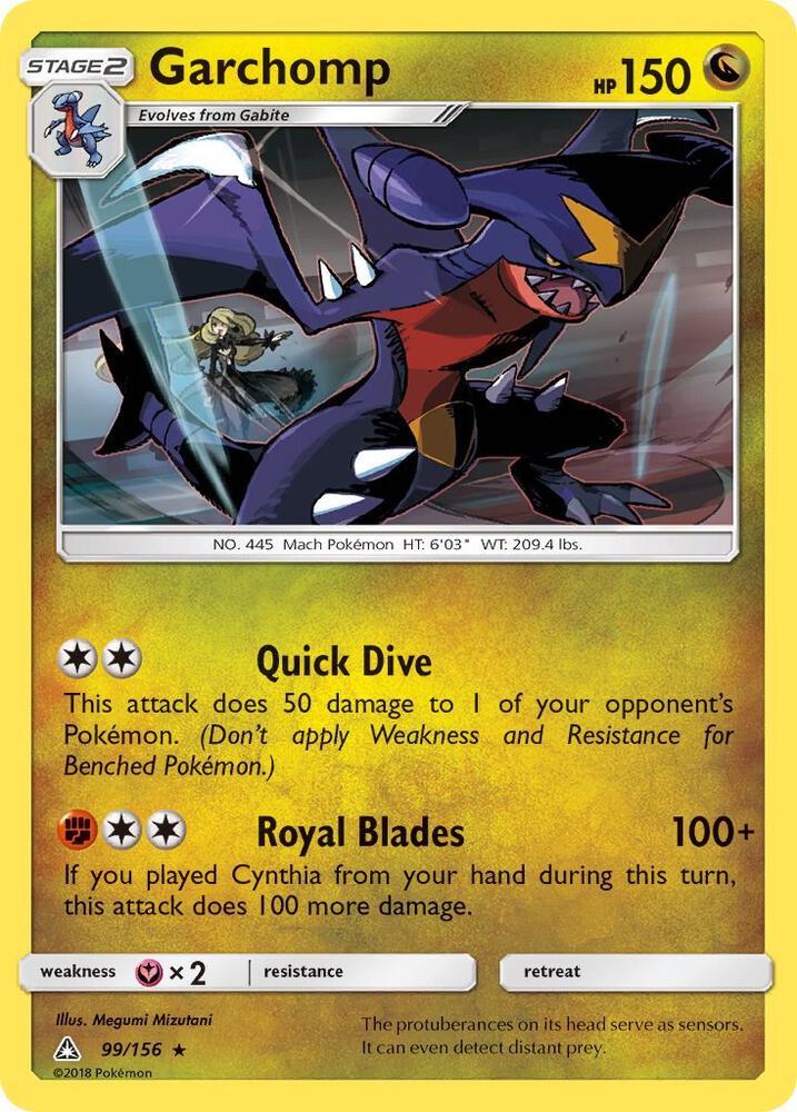 Garchomp 99/156 (SM - Ultra Prism)  | Good Games Adelaide SA