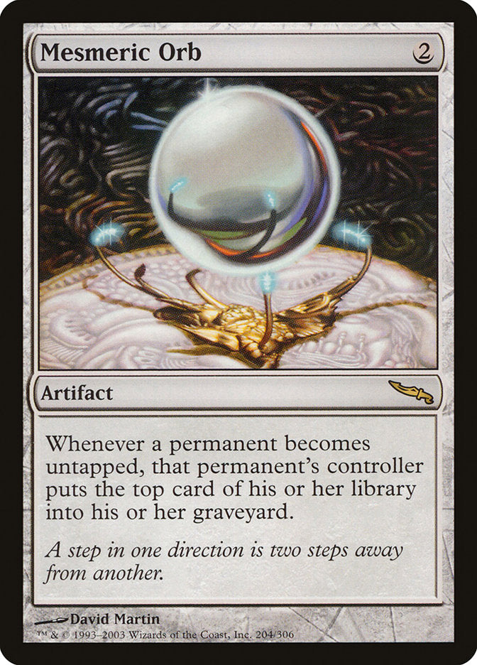 Mesmeric Orb 204 (Mirrodin)  - Foil | Good Games Adelaide SA