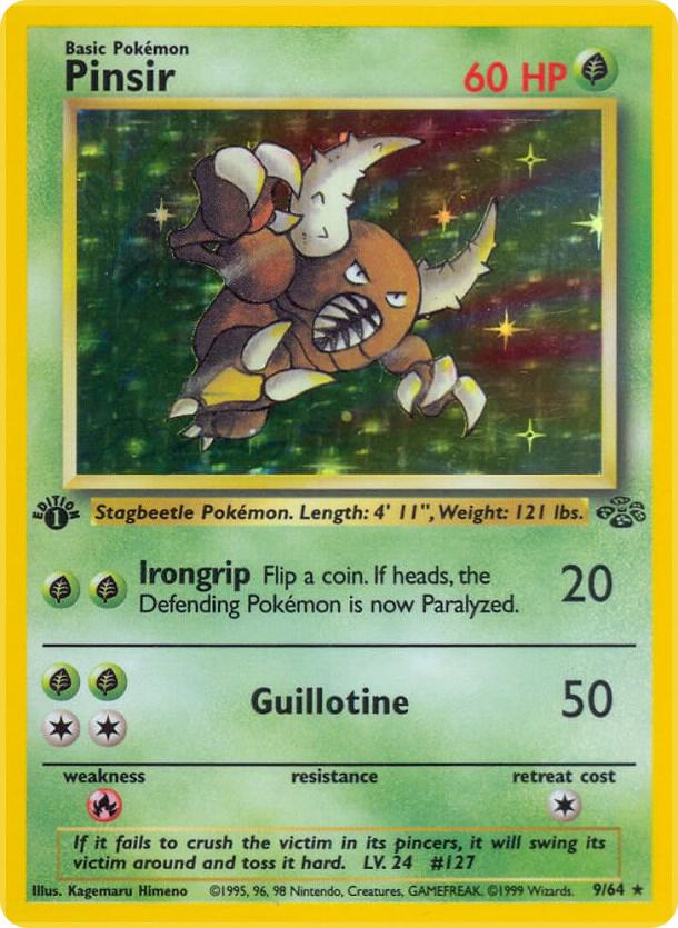 Pinsir  09/64 (Jungle)  - 1st Edition Holofoil | Good Games Adelaide SA