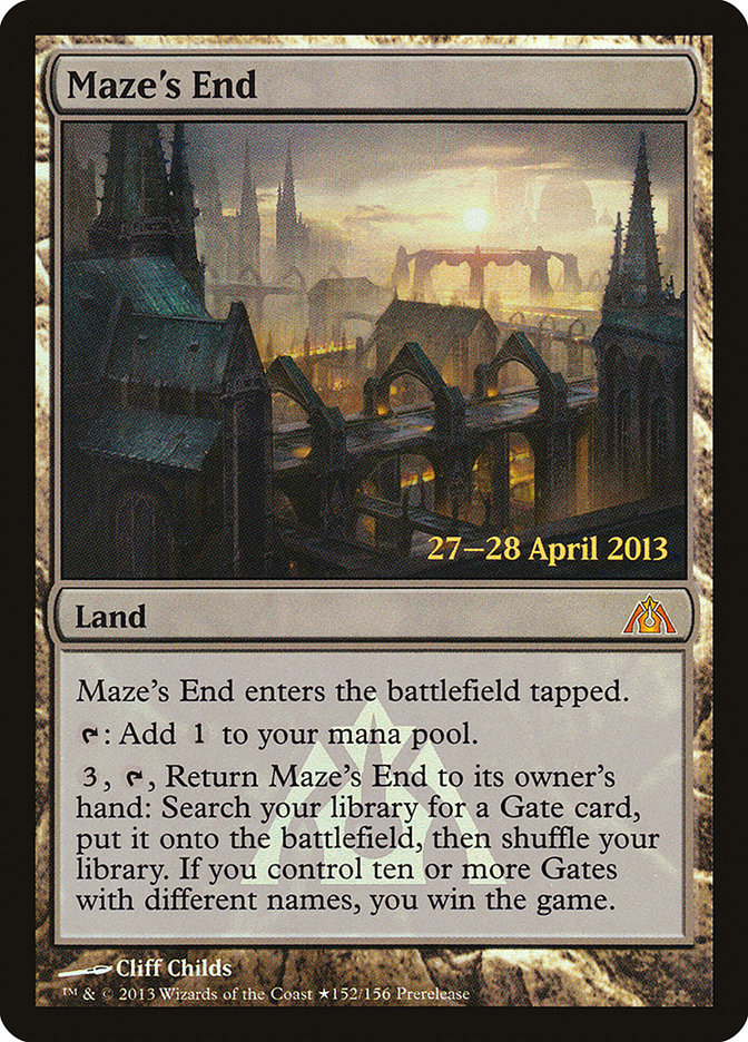 Mazes End 152 (Prerelease Cards)  - Foil | Good Games Adelaide SA
