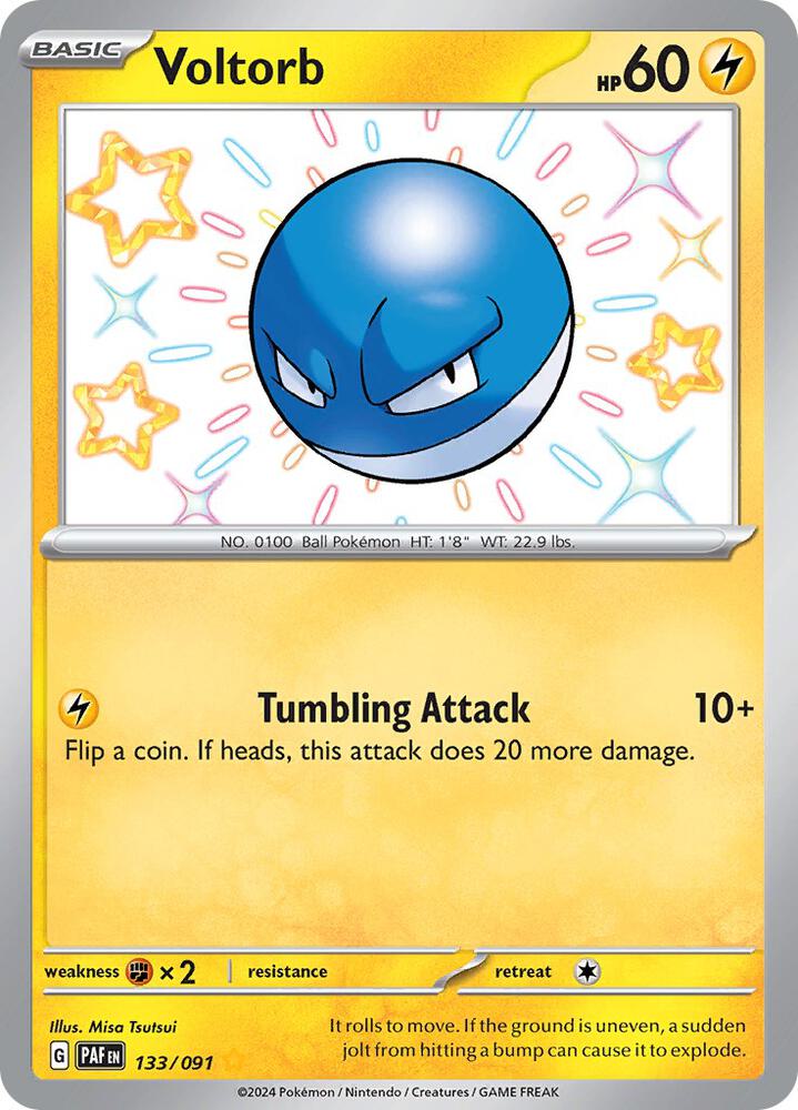 Voltorb 133/091 (SV: Paldean Fates)  - Holofoil | Good Games Adelaide SA
