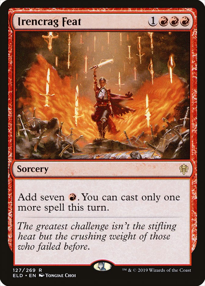 Irencrag Feat 127 (Throne of Eldraine)  - Foil | Good Games Adelaide SA