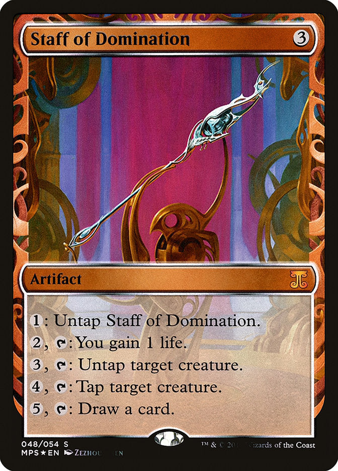 Staff of Domination 48 (Masterpiece Series: Kaladesh Inventions)  - Foil | Good Games Adelaide SA