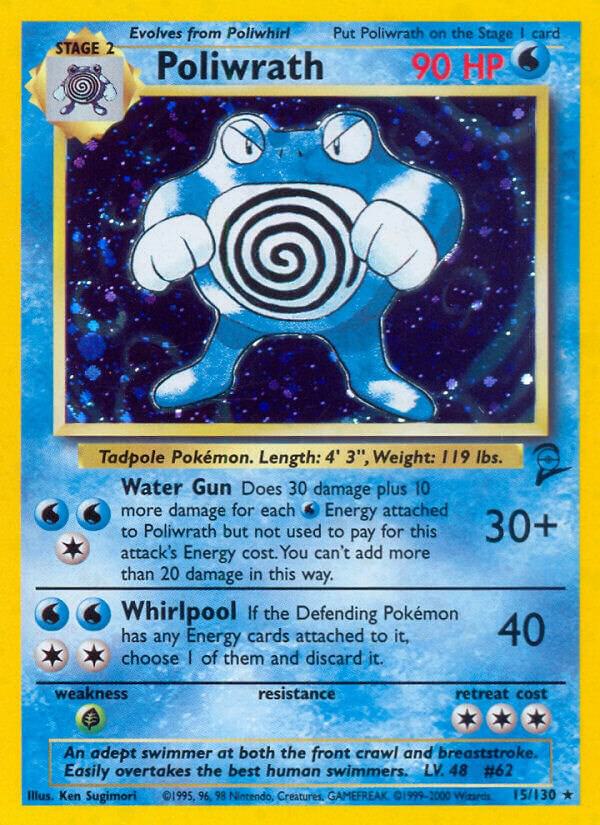 Poliwrath 015/130 (Base Set 2)  - Holofoil | Good Games Adelaide SA