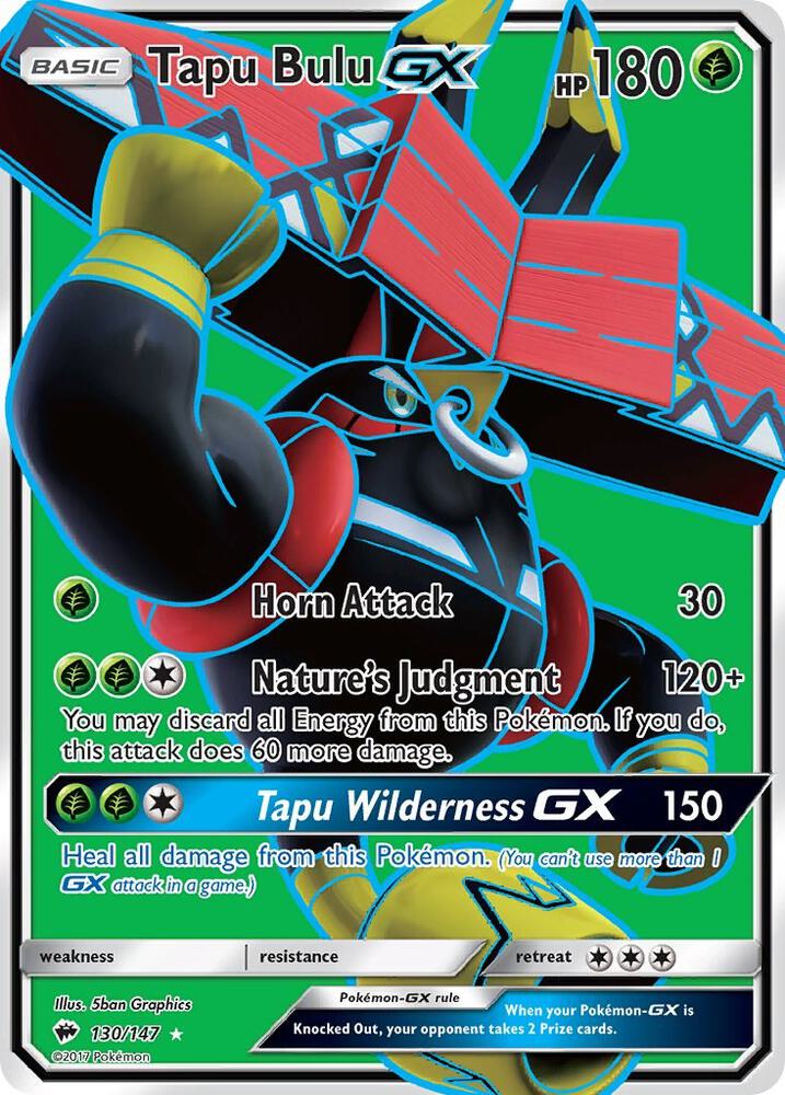 Tapu Bulu GX Full Art 130/147 (SM - Burning Shadows)  - Holofoil | Good Games Adelaide SA