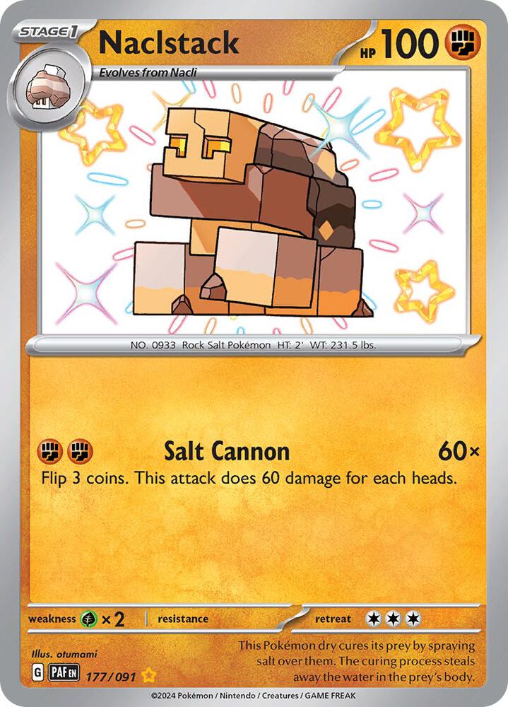 Naclstack 177/091 (SV: Paldean Fates)  - Holofoil | Good Games Adelaide SA
