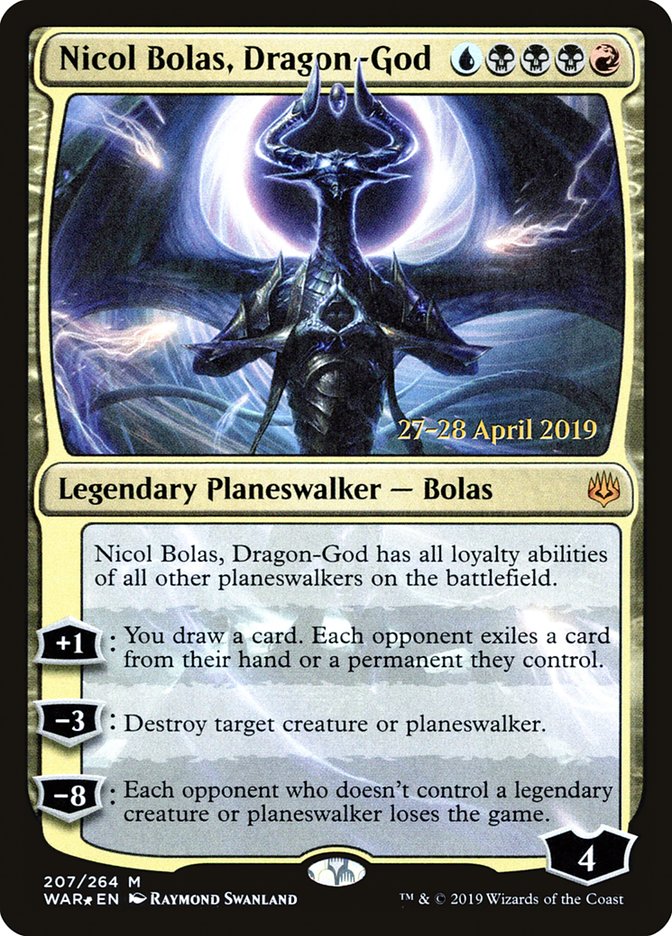 Nicol Bolas Dragon God 207 (Prerelease Cards)  - Foil | Good Games Adelaide SA