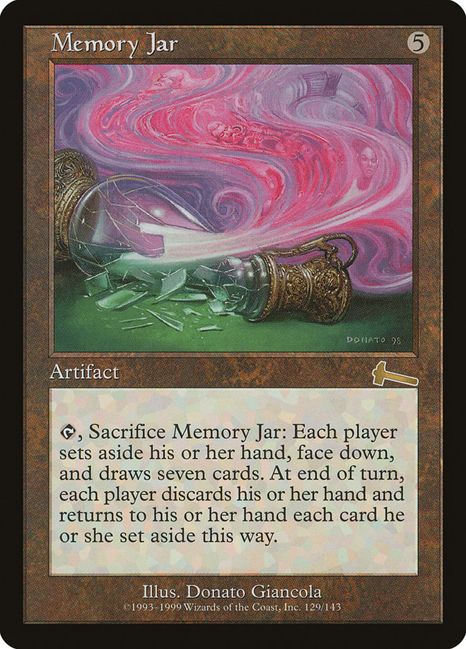 Memory Jar 129 (Urza's Legacy)  - Foil | Good Games Adelaide SA