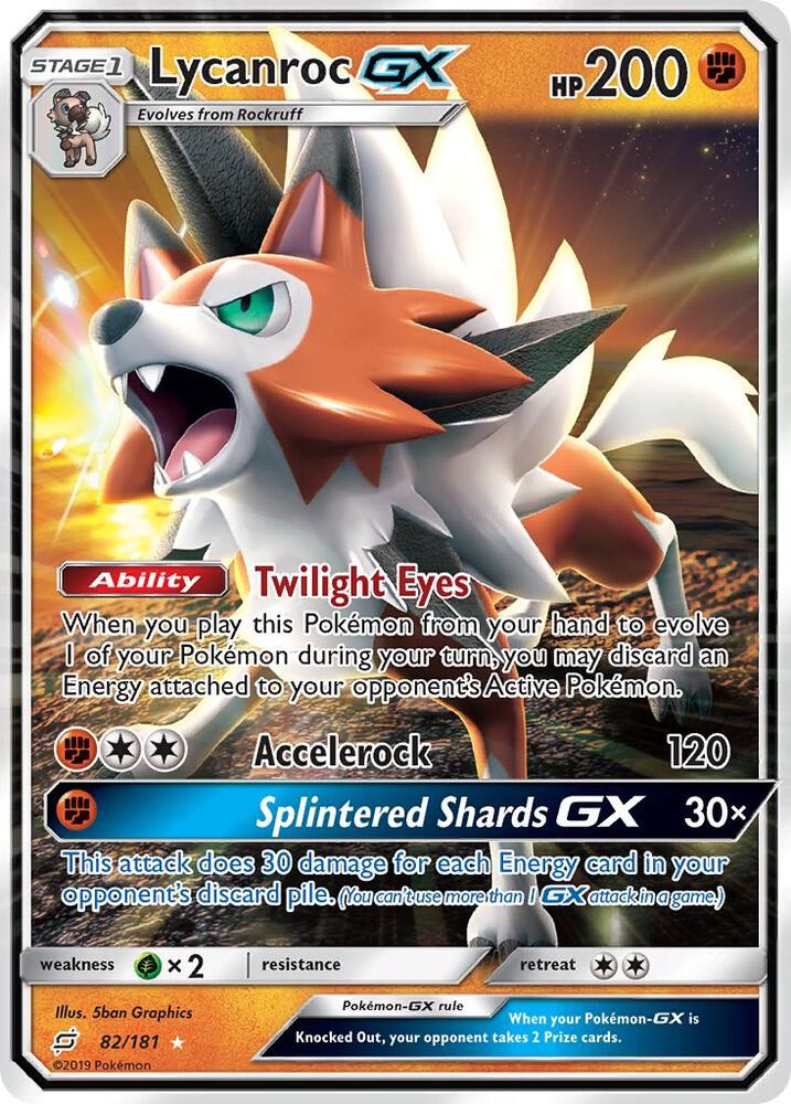 Lycanroc GX 82/181 (SM - Team Up)  - Holofoil | Good Games Adelaide SA