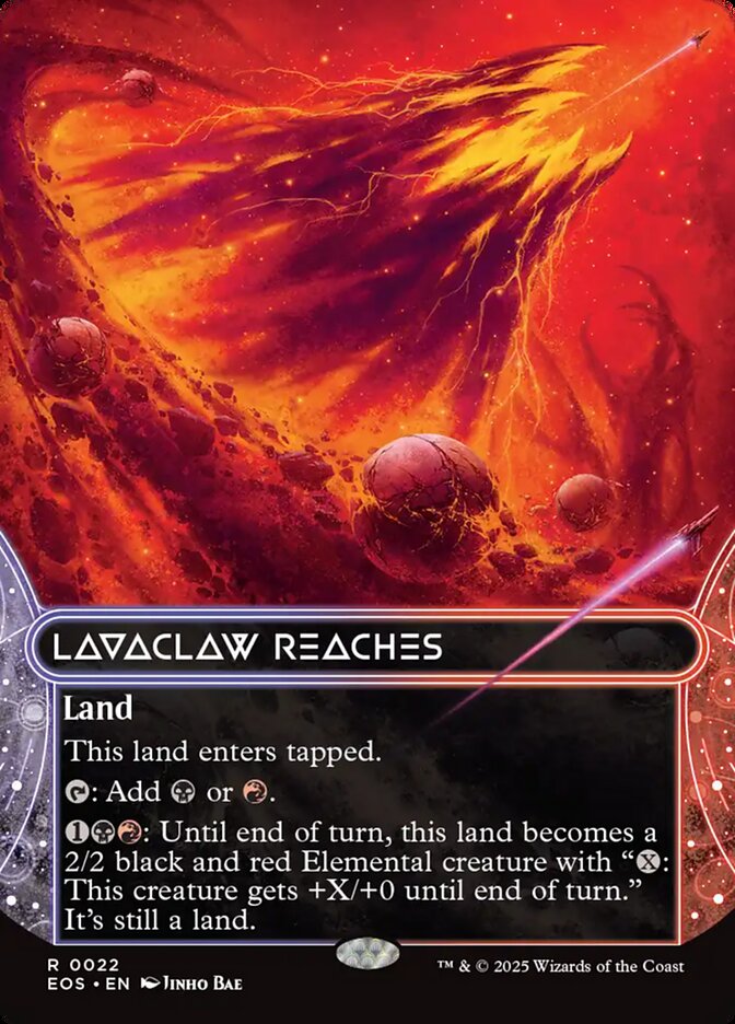 Lavaclaw Reaches 22/0 (Edge of Eternities: Stellar Sights)  - Borderless | Good Games Adelaide SA