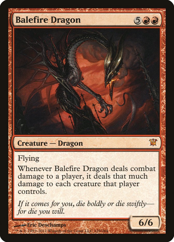 Balefire Dragon 129 (Innistrad)  | Good Games Adelaide SA