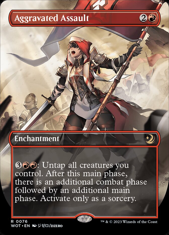 Aggravated Assault 76 (Wilds of Eldraine: Enchanting Tales)  | Good Games Adelaide SA