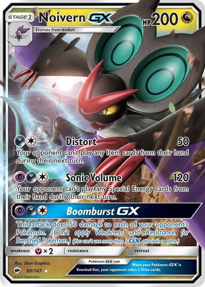 Noivern GX 99/147 (SM - Burning Shadows)  - Holofoil | Good Games Adelaide SA