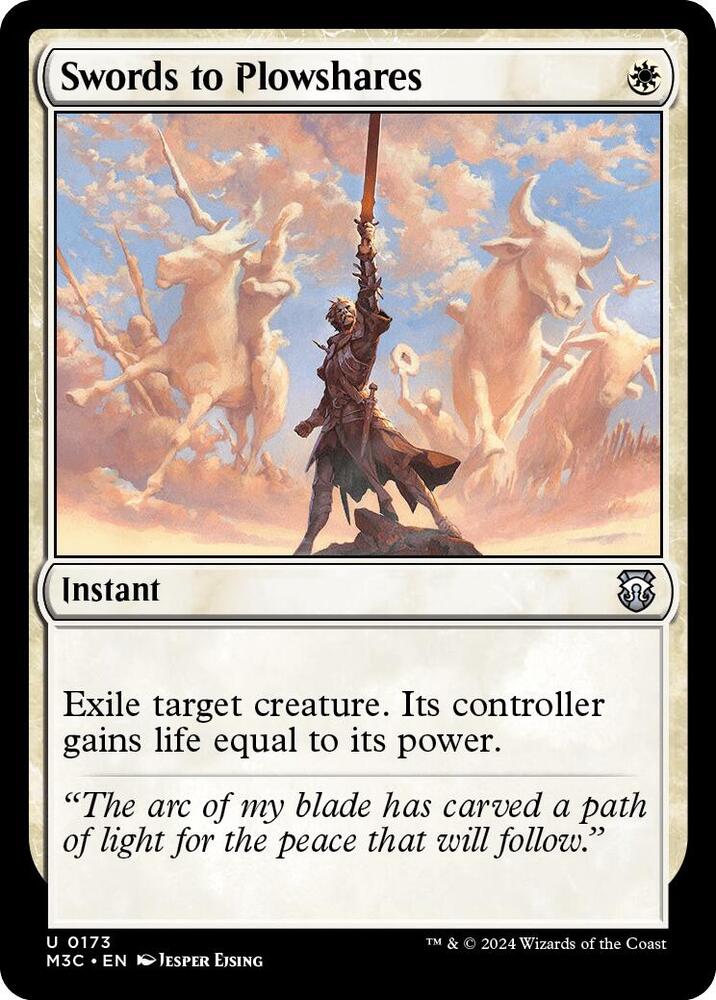 Swords to Plowshares 173/411 (Commander: Modern Horizons 3)  - Ripple Foil | Good Games Adelaide SA