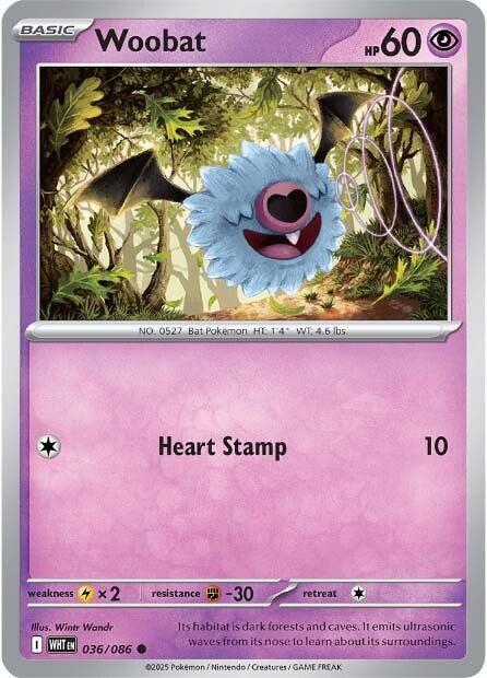 Woobat 036/086 (SV: White Flare)  | Good Games Adelaide SA