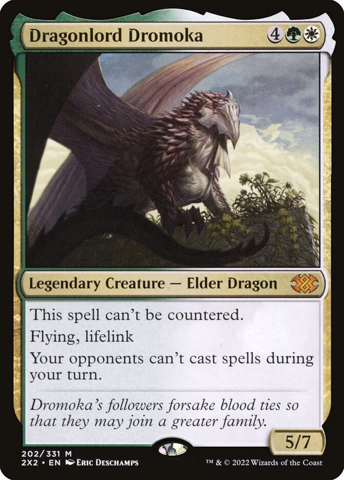 Dragonlord Dromoka 202 (Double Masters 2022)  - Foil | Good Games Adelaide SA