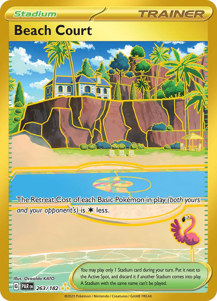 Beach Court 263/182 (SV04: Paradox Rift)  - Holofoil | Good Games Adelaide SA
