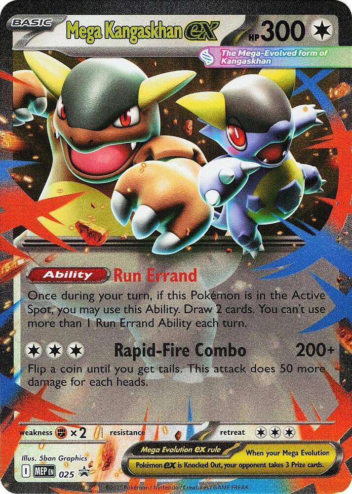 Mega Kangaskhan ex 025 (ME: Mega Evolution Promo)  - Holofoil | Good Games Adelaide SA