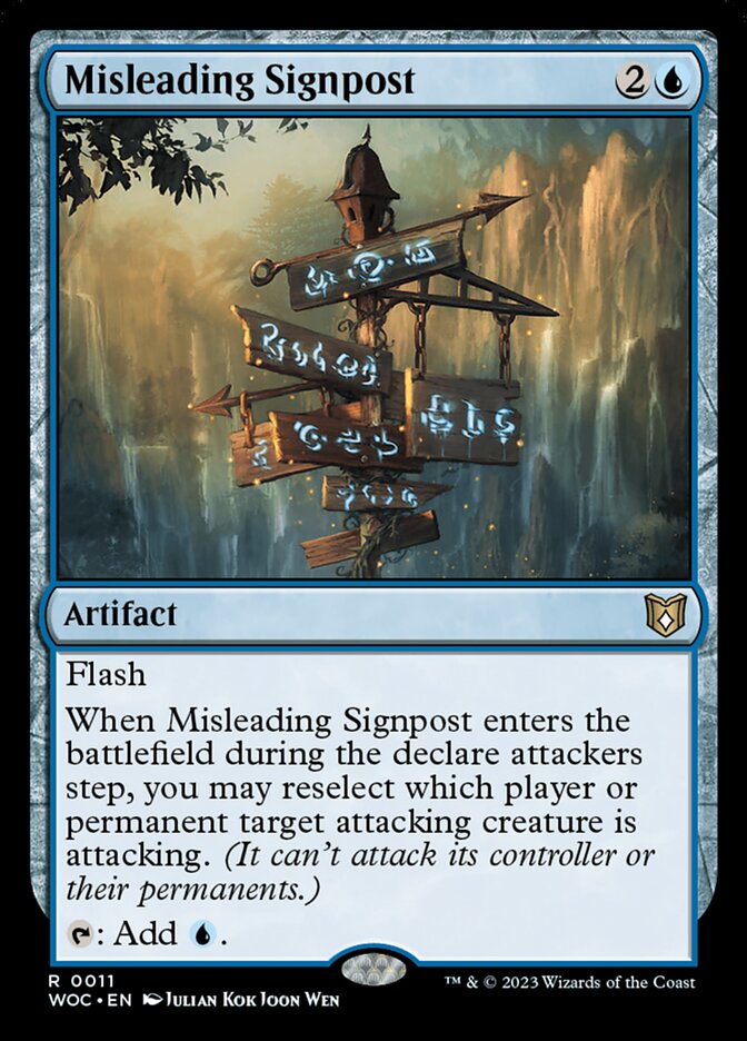 Misleading Signpost 11 (Commander: Wilds of Eldraine)  | Good Games Adelaide SA