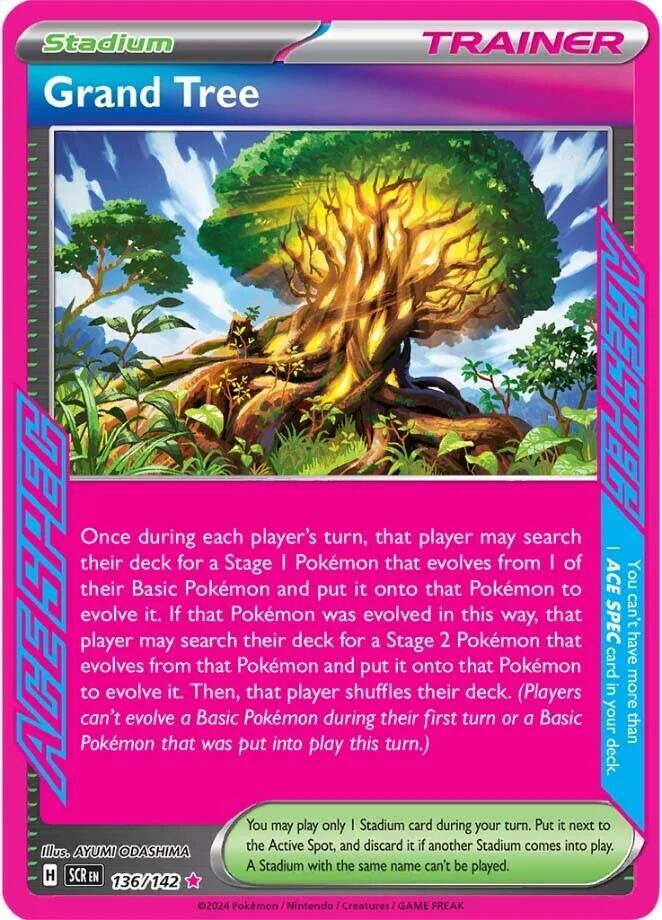 Grand Tree 136/142 (SV07: Stellar Crown)  - Holofoil | Good Games Adelaide SA